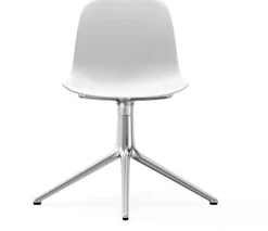 Chaise de bureau en polypropylène blanche Swivel 4L blanc - Normann Copenhagen