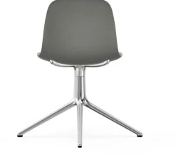 Chaise de bureau en polypropylène grise Swivel 4L Grey - Normann Copenhagen