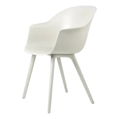 Chaise de jardin alabaster blanc Bat - Gubi