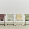 Chaise de jardin avec accoudoirs en acier rouge 54x65x80cm Palissade - HAY