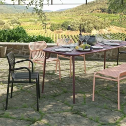 Chaise de jardin avec accoudoirs verte jade Week-End - Petite Friture
