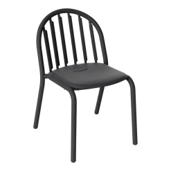 Chaise de jardin en aluminium anthracite 52x56x80cm Fred's - Fatboy