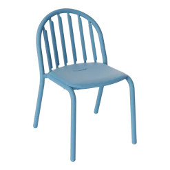 Chaise de jardin en aluminium bleu 52x56x80cm Fred's - Fatboy