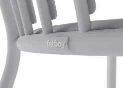 Chaise de jardin en aluminium gris clair 52x56x80cm Fred's - Fatboy
