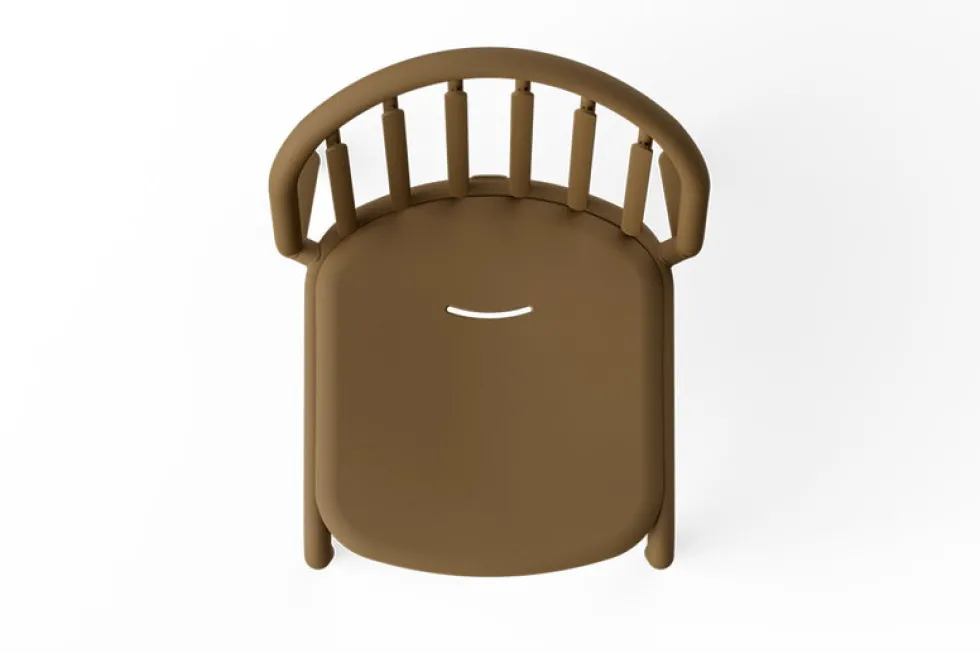 Chaise de jardin en aluminium mocha 52x56x80cm Fred's - Fatboy