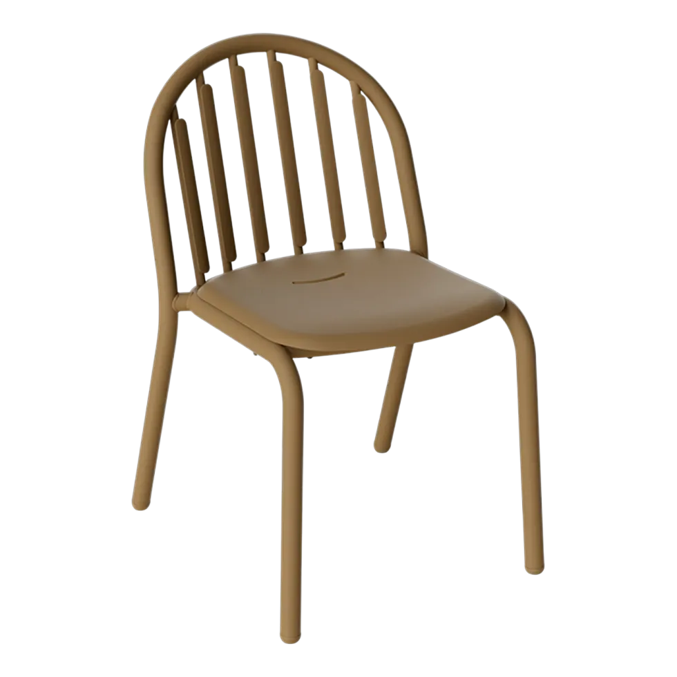 Chaise de jardin en aluminium mocha 52x56x80cm Fred's - Fatboy