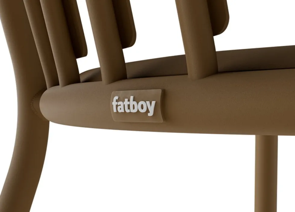 Chaise de jardin en aluminium mocha 52x56x80cm Fred's - Fatboy
