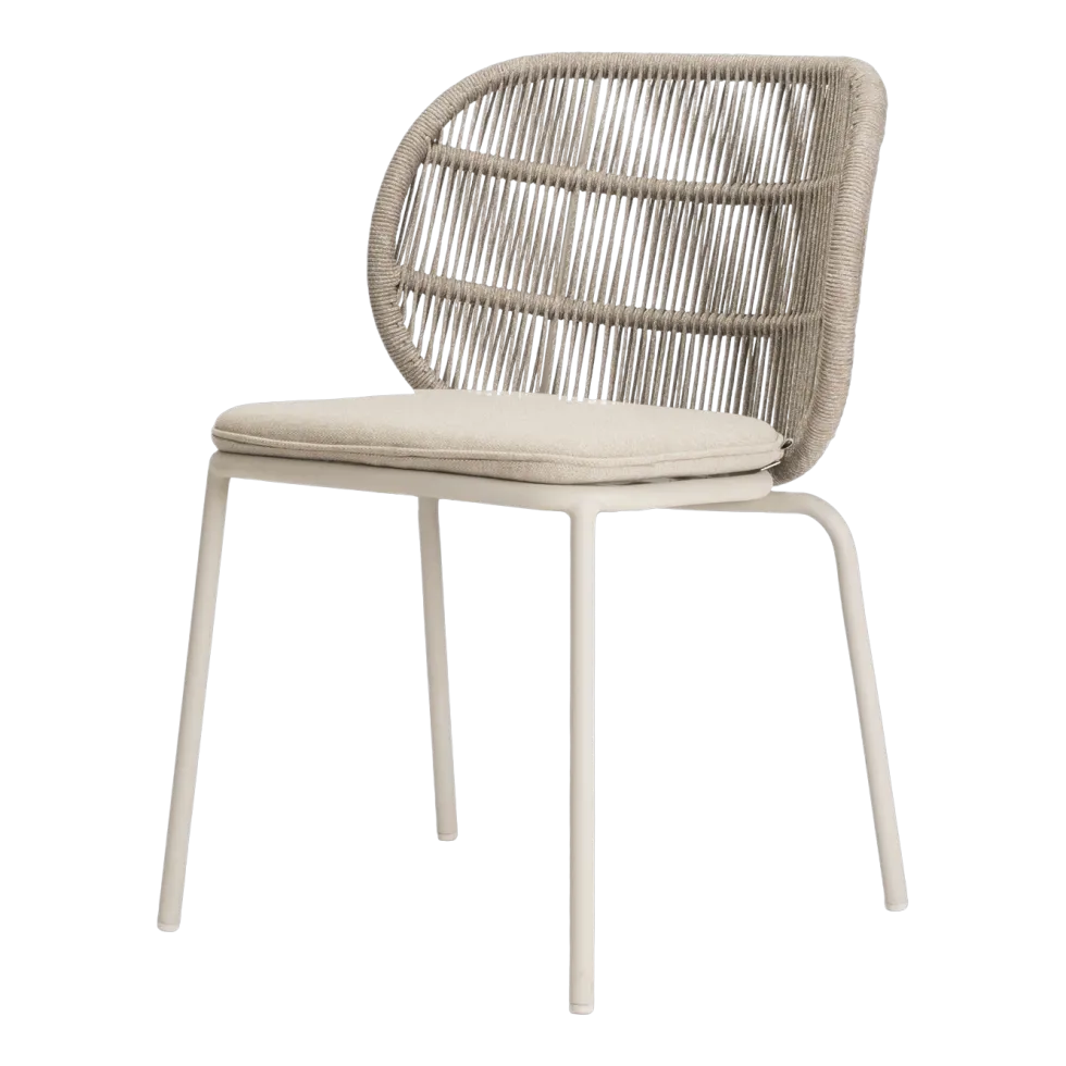 Chaise de jardin en corde almond Kodo - Vincent Sheppard
