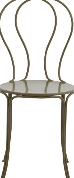Chaise de jardin en fer vert Olivo - Nordal