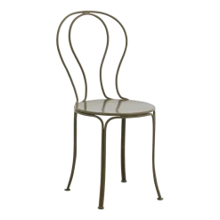 Chaise de jardin en fer vert Olivo - Nordal