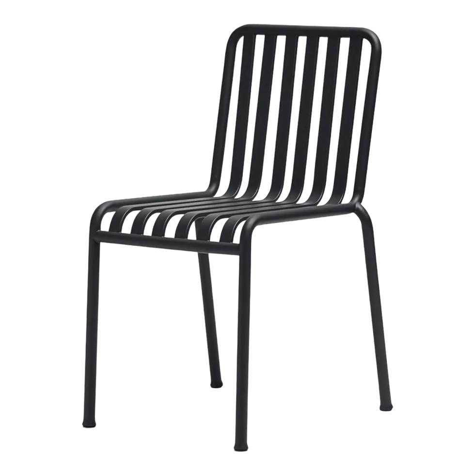 Chaise de jardin en métal anthracite Palissade - HAY