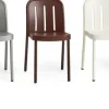Chaise de jardin en métal gris argenté Deville - HAY