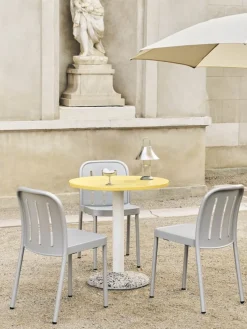 Chaise de jardin en métal gris argenté Deville - HAY