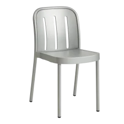 Chaise de jardin en métal gris argenté Deville - HAY
