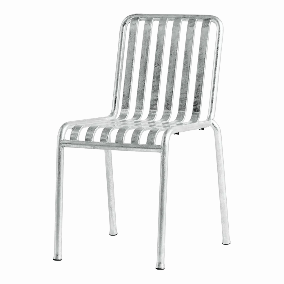 Chaise de jardin en métal gris galvanisé Palissade - HAY