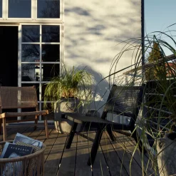 Chaise de jardin en osier naturel Vasai - Nordal