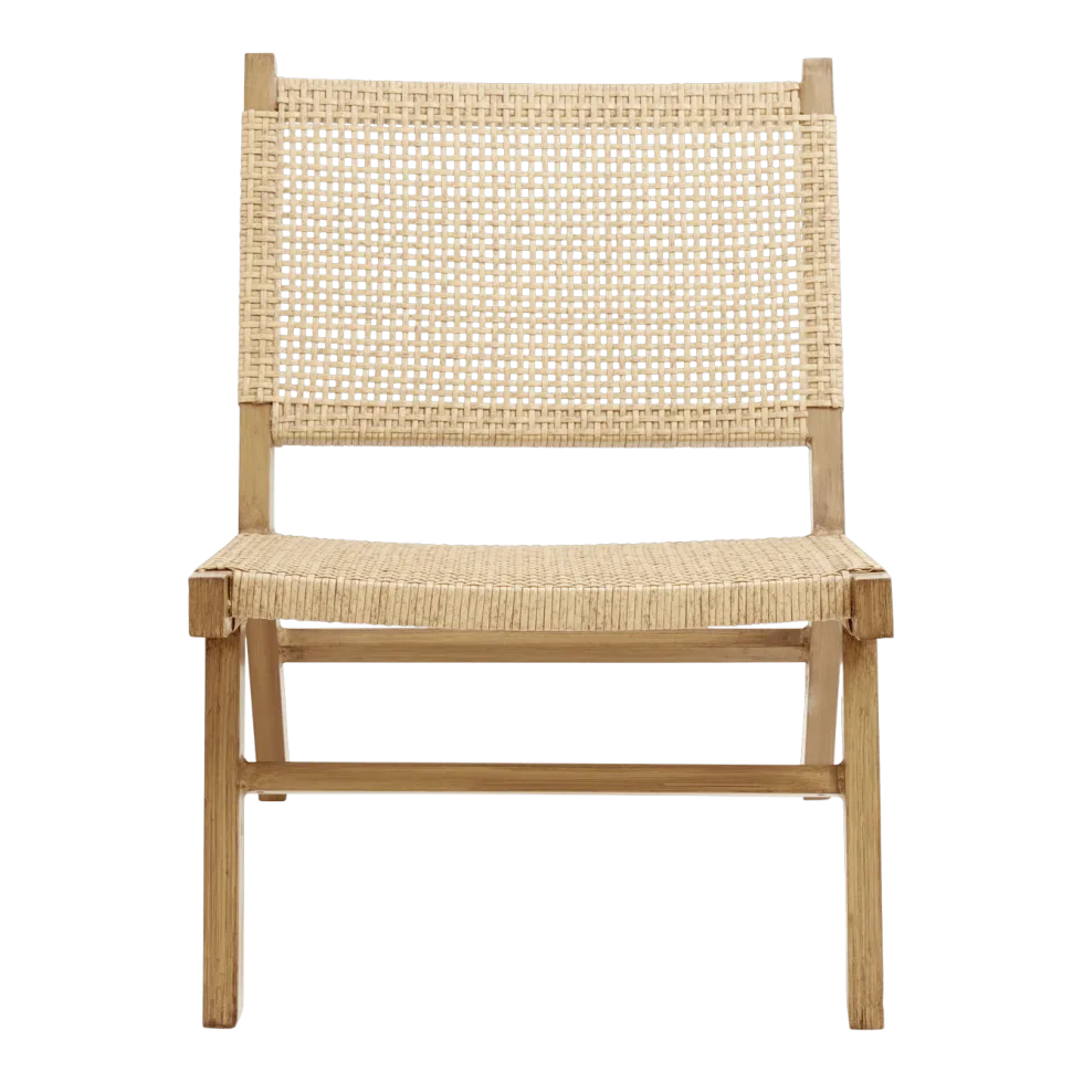 Chaise de jardin en osier naturel Vasai - Nordal