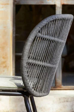 Chaise de jardin gris fossil et corde almond Kodo - Vincent Sheppard