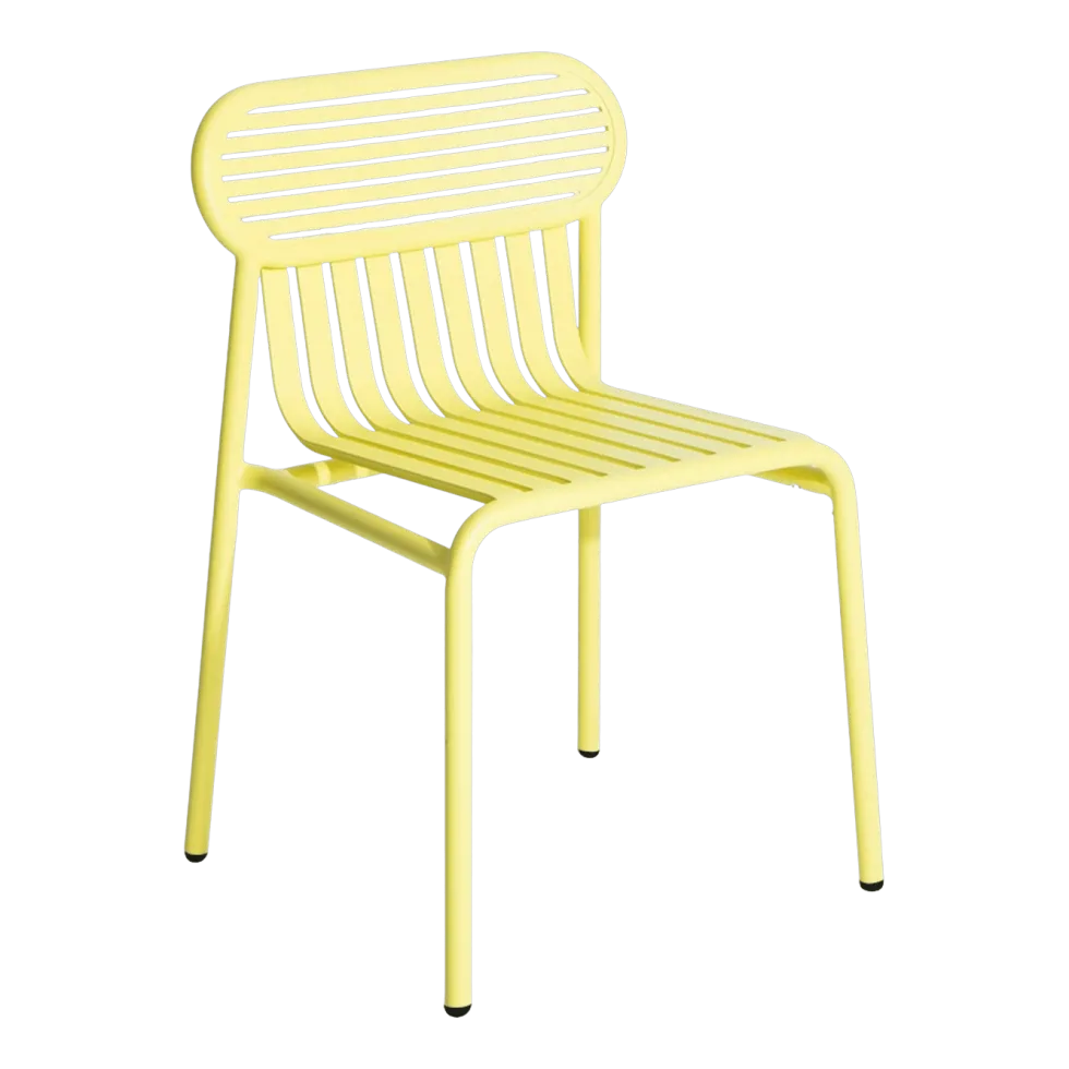 Chaise de jardin jaune Week-End - Petite Friture