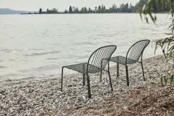 Chaise de jardin large en acier vert bronze Thorvald SC100 - &tradition