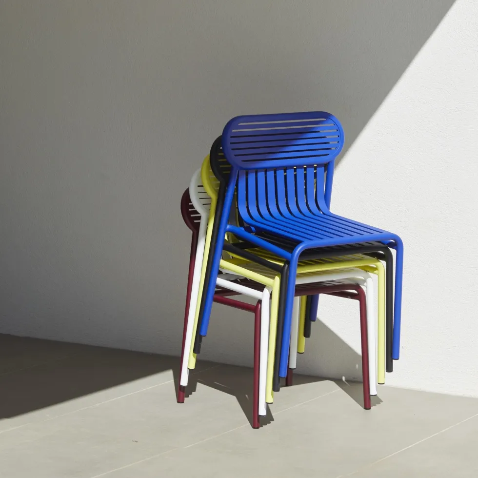 Chaise de jardin noire Week-End - Petite Friture