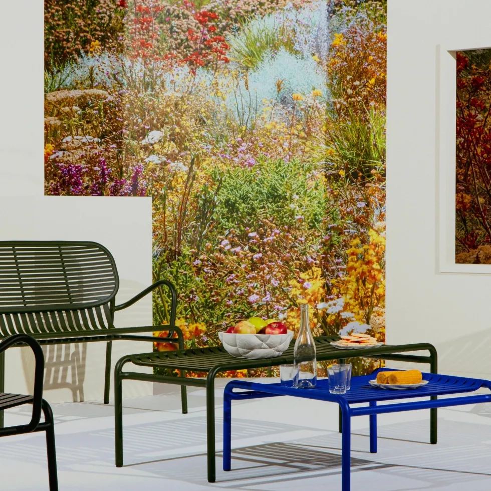 Chaise de jardin noire Week-End - Petite Friture