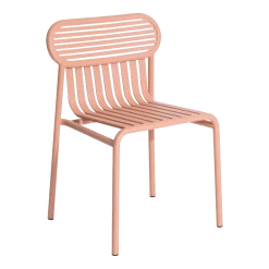 Chaise de jardin rose blush Week-End - Petite Friture
