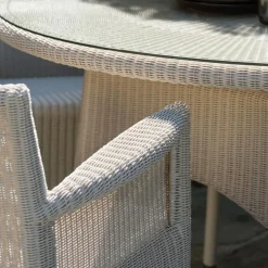 Chaise de jardin tressée finition old lace Safi - Vincent Sheppard