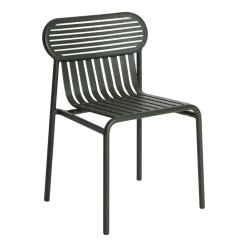Chaise de jardin vert bouteille finition mate Week end - Petite friture