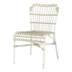 Chaise de repas extérieur blanc cassé Lucy - Vincent Sheppard