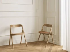 Chaise de salle à manger en chêne huilé foncé Fenri - Bolia