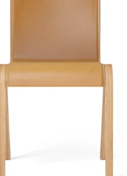 Chaise de salle à manger en chêne naturel et tissu dakar 0250 02 78cm Ready - Audo
