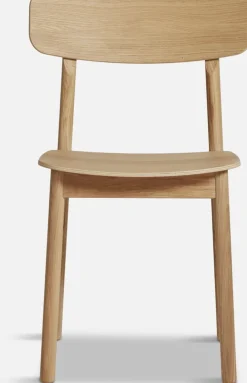 Chaise de salle à manger en chêne naturel huilé 47x78cm Soma - Woud
