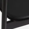 Chaise de salle à manger en frêne noir 47x78cm Soma - Woud