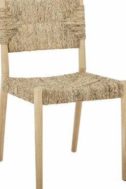 Chaise de salle à manger en jacinthe d'eau et bois Saran - Bloomingville