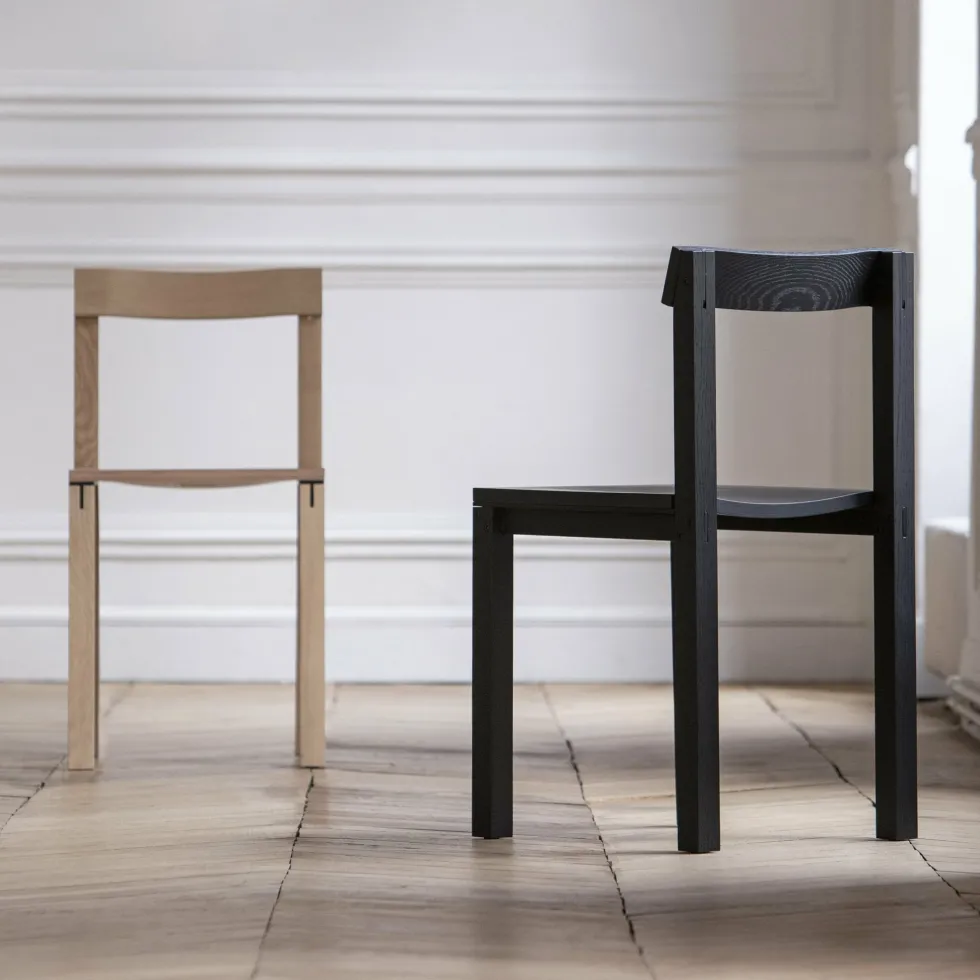 Chaise design en frêne Tal - Kann Design