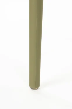Chaise d'extérieur avec accoudoirs en plastique vert Cala - The Cool Republic