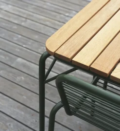 Chaise d'extérieur en acier vert Vig - Normann Copenhagen