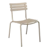 Chaise d'extérieur en aluminium beige 59x54x82cm Alua - Houe