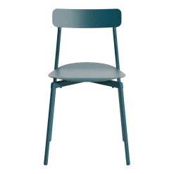 Chaise d'extérieur en aluminium bleu océan Fromme - Petite friture