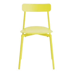 Chaise d'extérieur en aluminium jaune Fromme - Petite friture