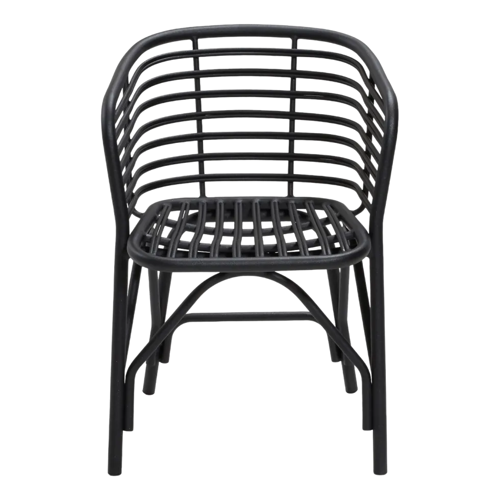 Chaise d'extérieur en aluminium noir Blend - Cane-Line