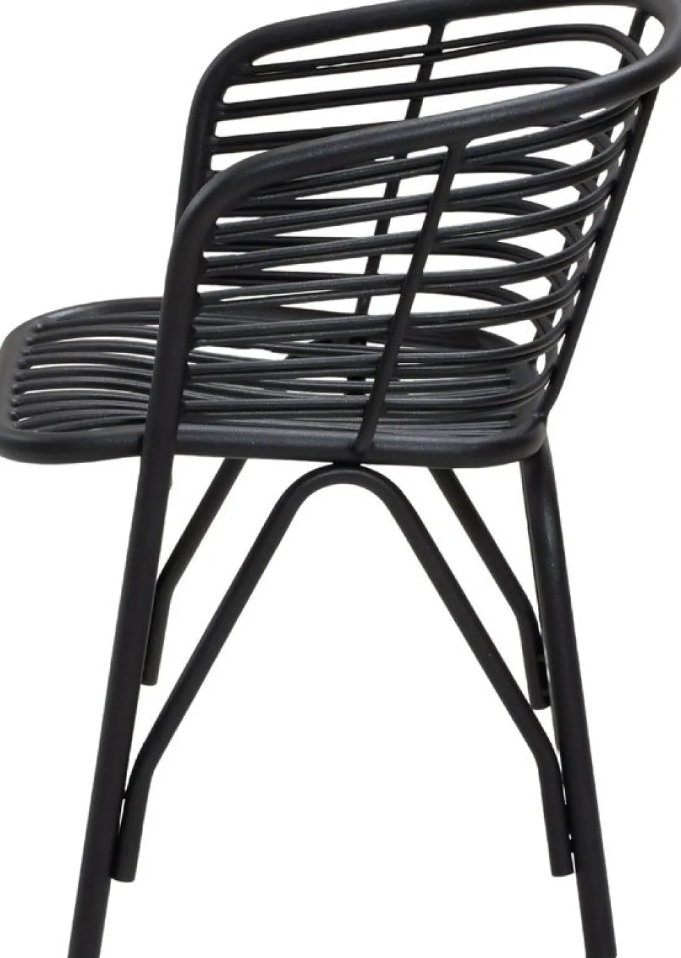 Chaise d'extérieur en aluminium noir Blend - Cane-Line