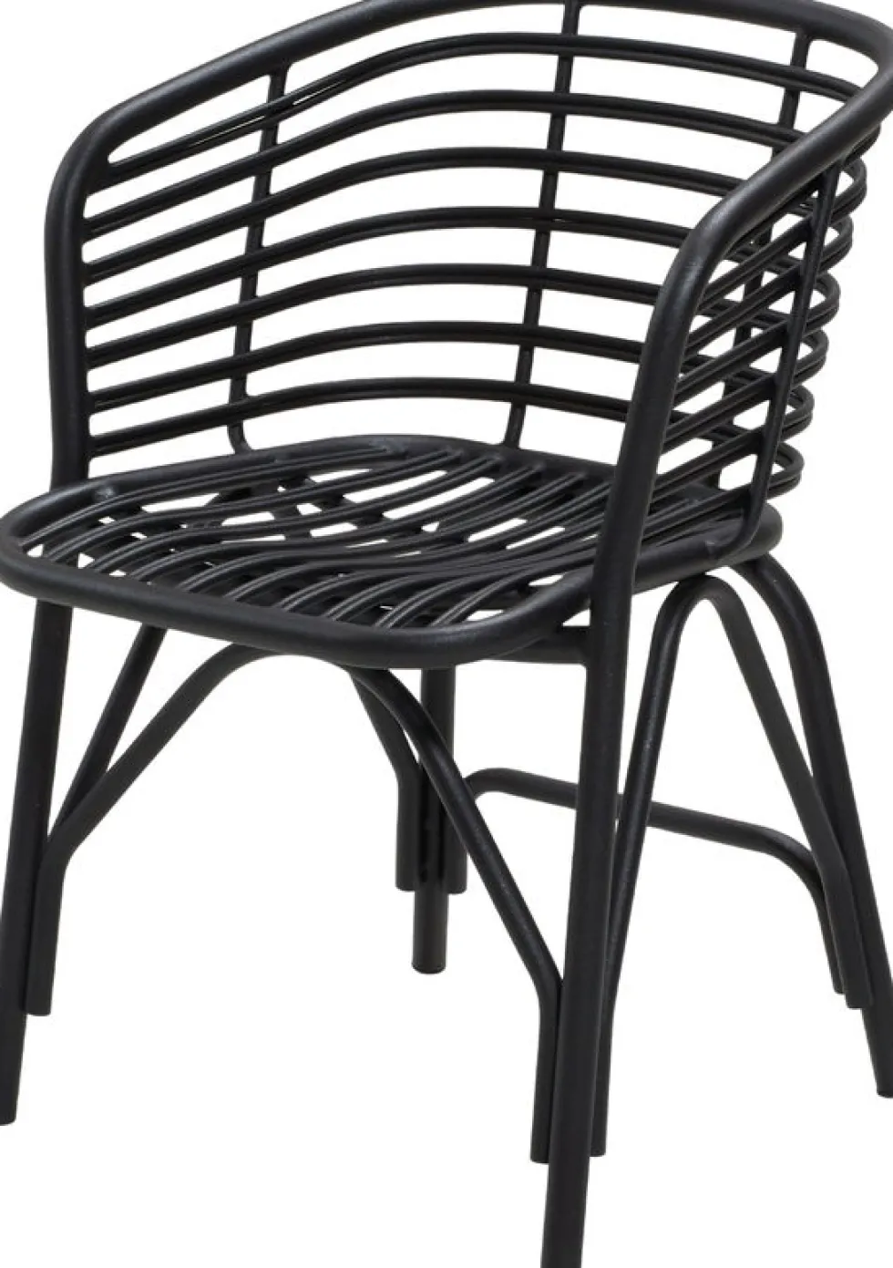 Chaise d'extérieur en aluminium noir Blend - Cane-Line