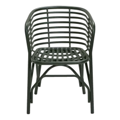 Chaise d'extérieur en aluminium vert Blend - Cane-Line