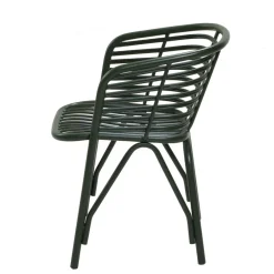 Chaise d'extérieur en aluminium vert Blend - Cane-Line