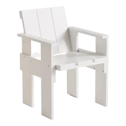 Chaise d'extérieur en pin blanche Crate - Hay