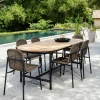Chaise d'extérieur noir et taupe Wicked - Vincent Sheppard
