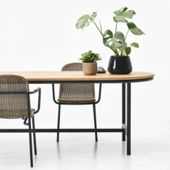 Chaise d'extérieur noir et taupe Wicked - Vincent Sheppard