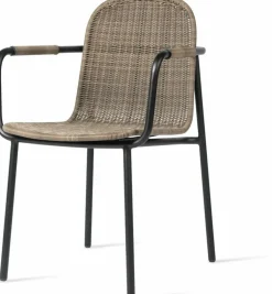 Chaise d'extérieur noir et taupe Wicked - Vincent Sheppard
